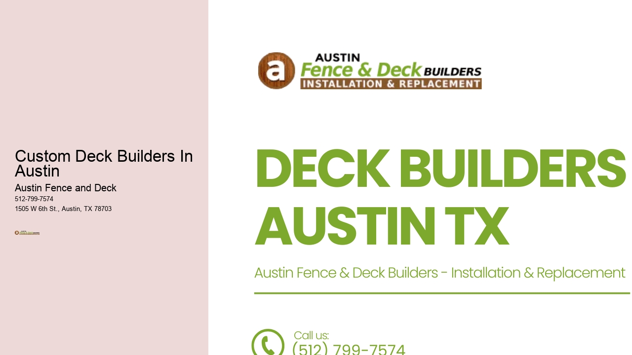 Custom Deck Builders In Austin 