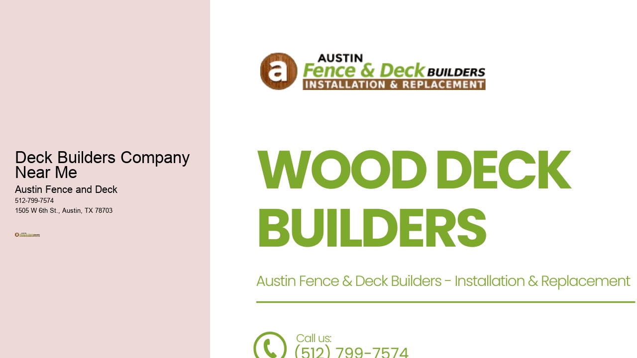 Deck Builders Company  Near Me