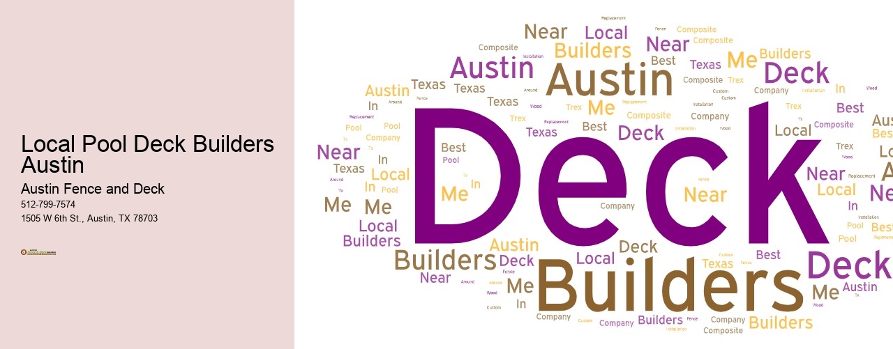 Local Pool Deck Builders Austin 